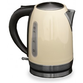 Quest Rocket low wattage cream stainless steel kettle (1.7L) K0035CR