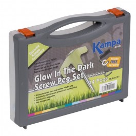 kampa glow in the dark screw peg set