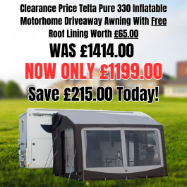 Telta Pure Drive-Away 330 Motorhome Air Awning AW0008