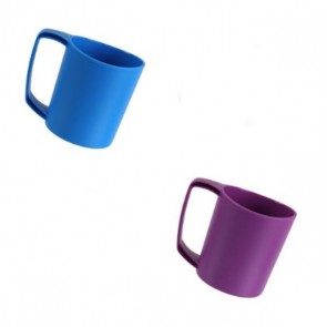 lifeventure ellipse plastic camping mug blue 75310